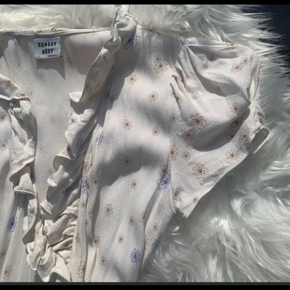 Aritzia Sunday Best Wrap Dress - Picture 9 of 11